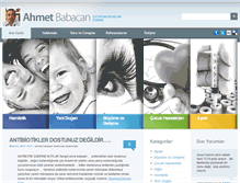 Tablet Screenshot of ahmetbabacan.com